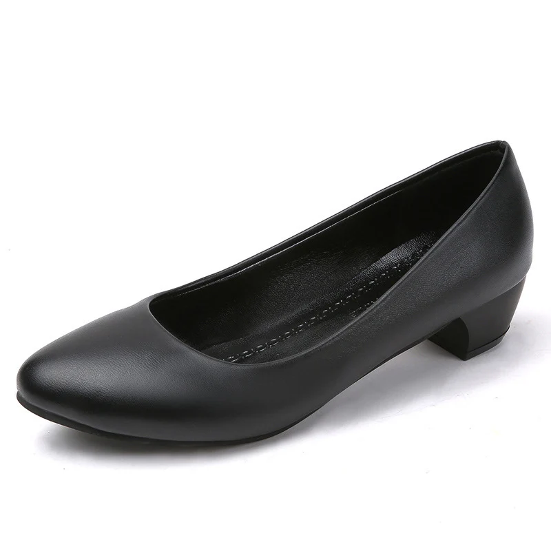 

Black Work Low Heel Pump, Fashion Women'S Shoes With Single Shoes For Office Pumps Shoes Sandals for Women and Ladies