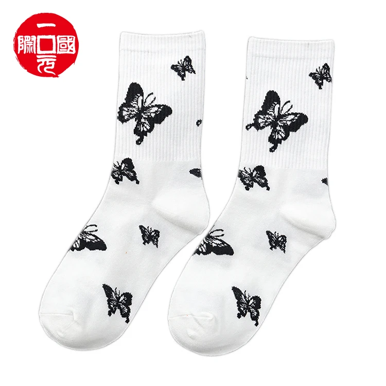 

Latest product good quality unisex adult stacked socks, Colorful
