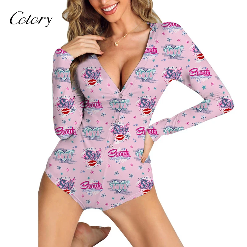 

Colory Boho Rompers Patterns Adult Onesie Butt Flap, Picture shows