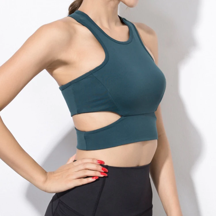 Fashion High Elastic Running Gym Yoga Bra Summer Breathable Ladies Sexy Sport Bra High Impact Women sexy Fitness Yoga Wear