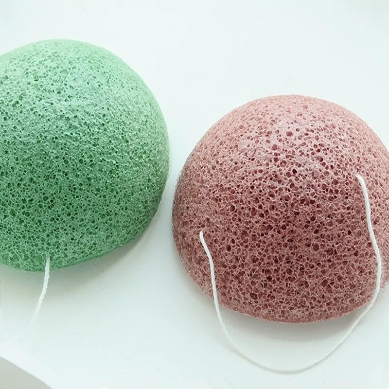 

Best selling all natural organic facial and shower activated bamboo charcoal konjac sponge