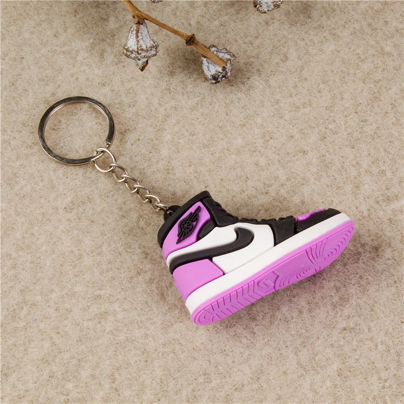 Top Selling Personalized Creative Retro Rubber Sneaker Keychain 3d Mini ...