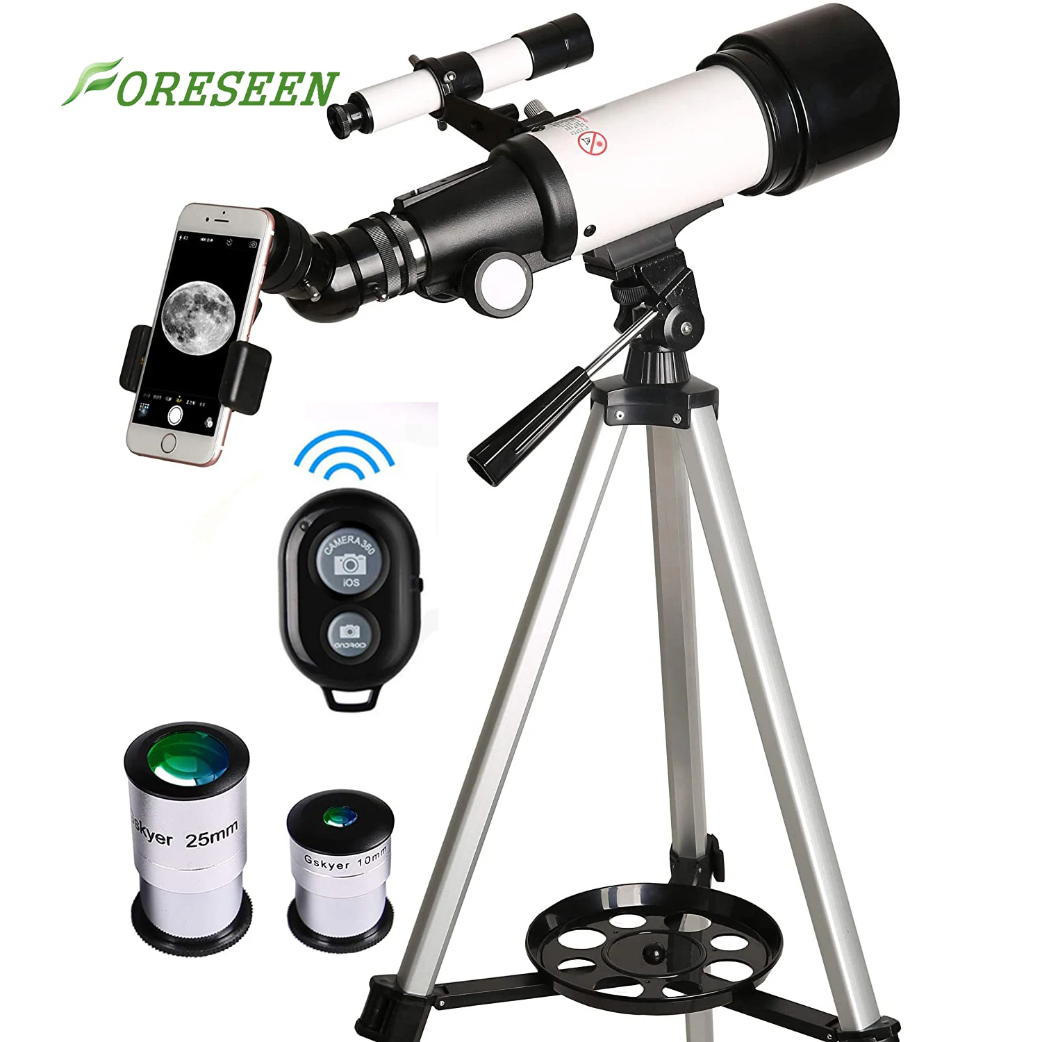 

Amazon Hot Sell 70400 Refractor Astronomical Telescope For Kids and Beginners To View Moon and Planet