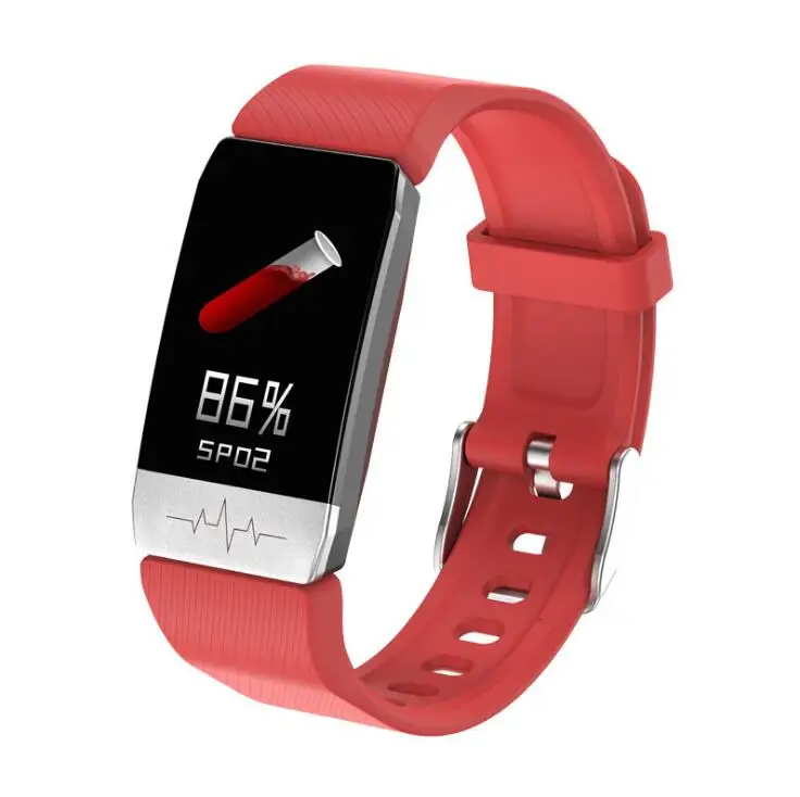 

drop shipping T1S Smart Watch Bracelet Temperature Measure Blood Pressure Oxygen Heart Rate Monitor Health Smart Wristbands