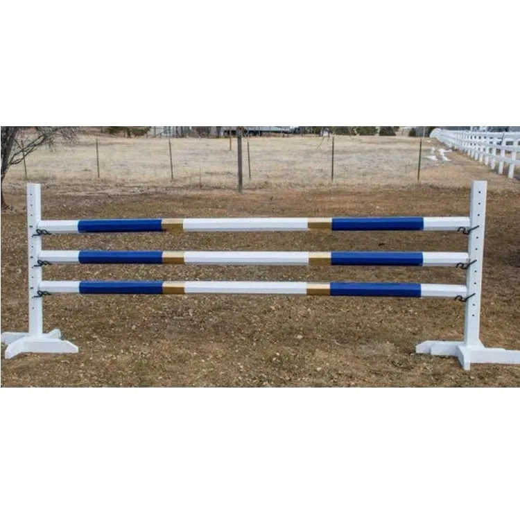 

Outdoor Anti Rust Beautiful Aluminum Racing Training Fence Horse Jumps Barrier Bar