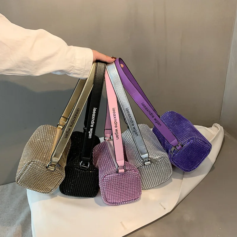 

new handbag full of small square bags under the armpits shoulder bag for Women