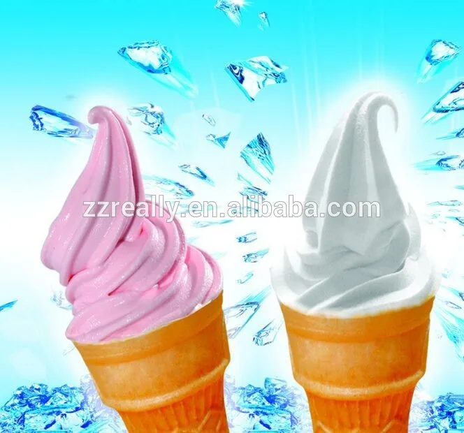 Coffee Shop Ice Cream Machine Commercial Soft Serve Ice Cream Making