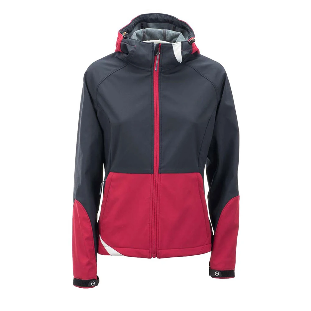 

Breathable high quality jacket hiking clothing zipper women softshell jacket with multipockets