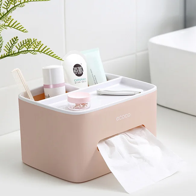 

Multifunktionale Practical Kitchen Bathroom Removable Desktop Paper Tissue Plastic Storage Boxes