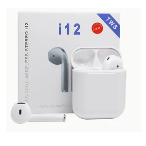 i12 TWS Bluetooth V5.0 Earphones Touch Control