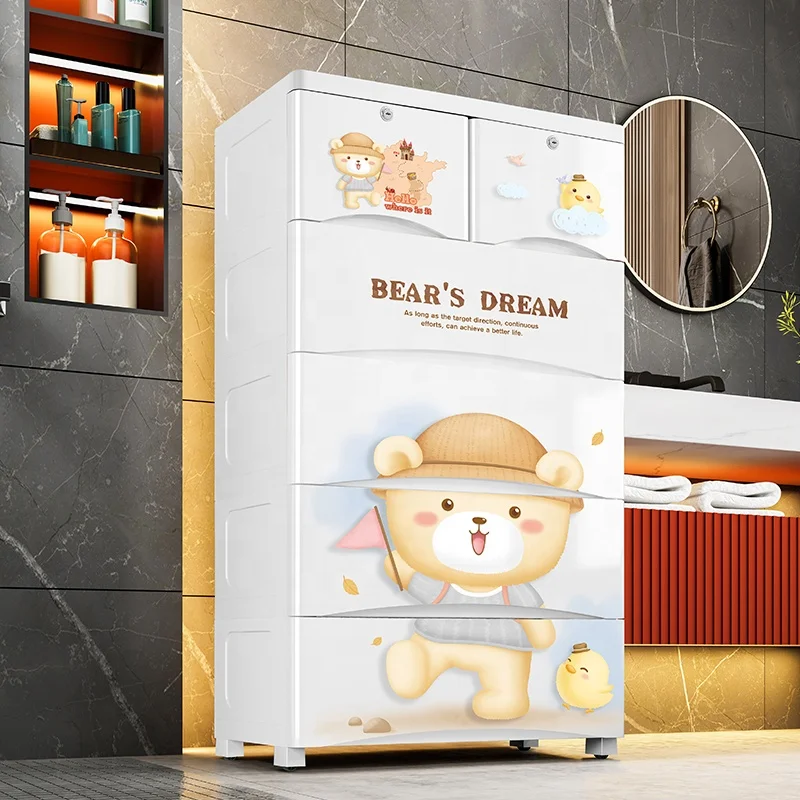 

Home Furtniure Plastic Storage Drawer Baby Cupboard Price