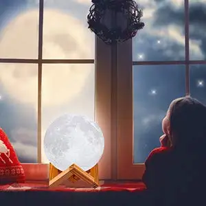 礼品盒包装月亮灯光大月亮光悬浮月亮