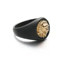 

Stylish Fashion Wholesale Custom Men Jewelry Biker Finger Black Stainless Steel Men's Ring