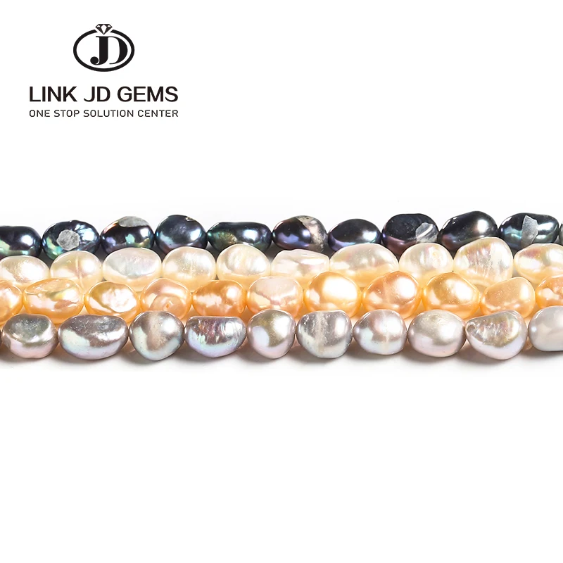 

Gemstone Factory 3A Natural White/Purple/Pink/Black Pearl Beads Irregular Shape Loose Beads 4-12mm Pick Size For Jewelry Making