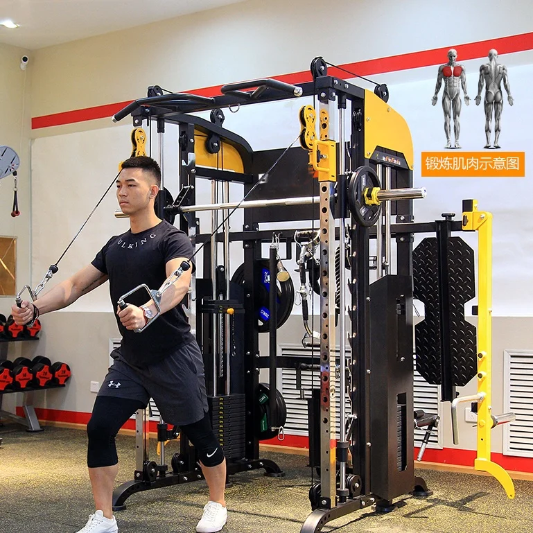 
New Design Commercial Gym Multi function Equipment Smith Machine Power Rack 