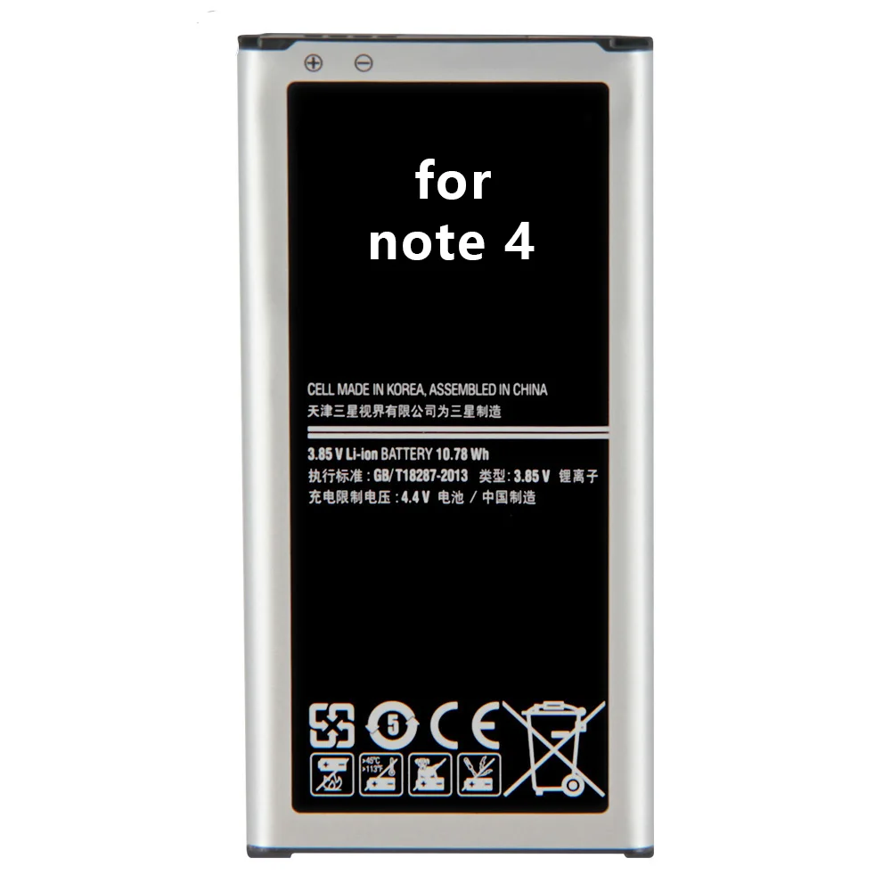 

Replacement Phone Battery For Samsung Battery Galaxy Note 4 N910a N910u N910f N910h Eb-bn910bbe 3220mah
