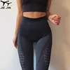 2019 JieJin Seamless Yoga Leggings Bonding Techinc Seamless Leggings High Waist Yoga Pants For Gym