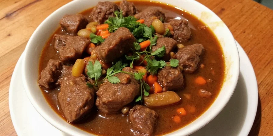 Comparison of ingredients used in Vietnamese beef stew vs alternatives