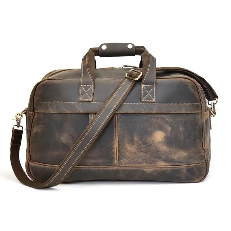 

Latest Design Genuine Leather Bag For Man Travel, Customized