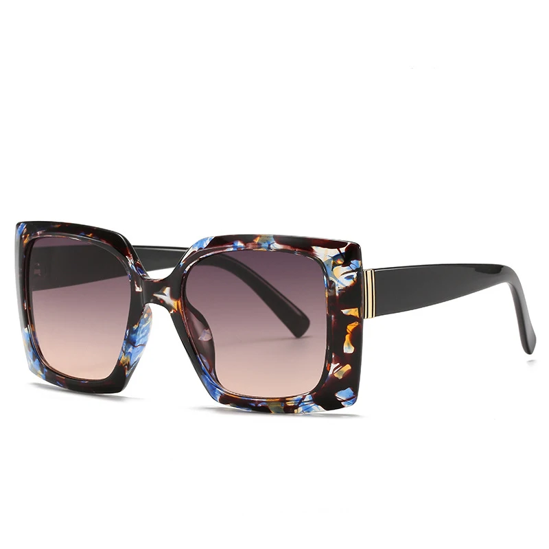 

2021 Fashion Modern Women Big Frame Shades Sunglasses Wholesales