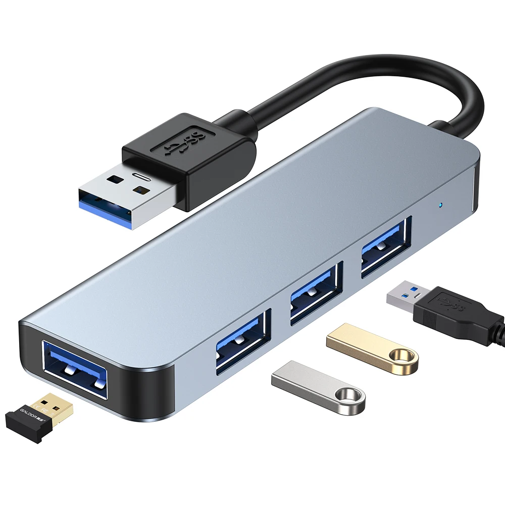 

AD-067 4 In 1 USB C Hub USB C Hub 4 Port 3.0 Adapter For MacBook
