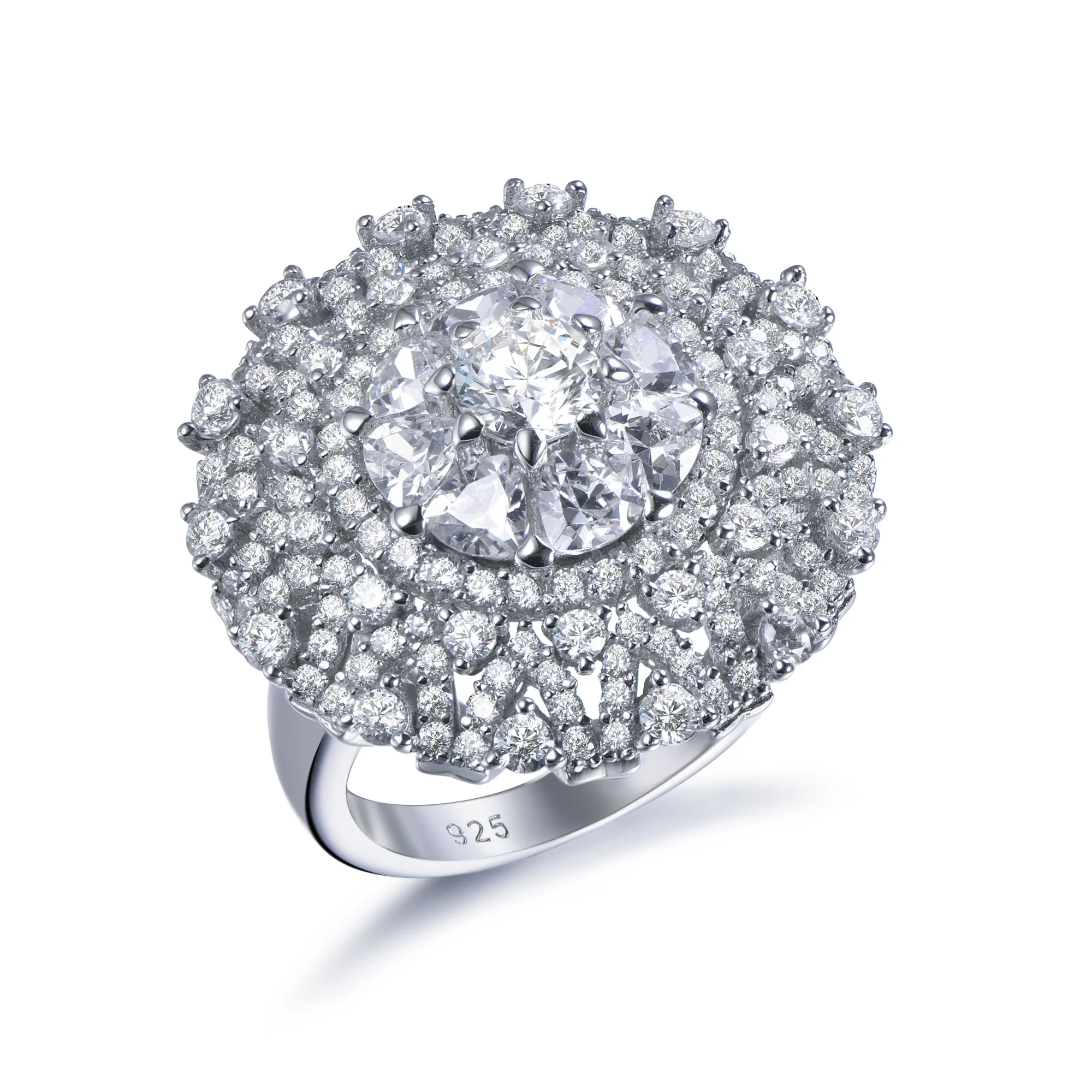 

925 sterling silver jewelry Engagement ring men women high quality diamond ring