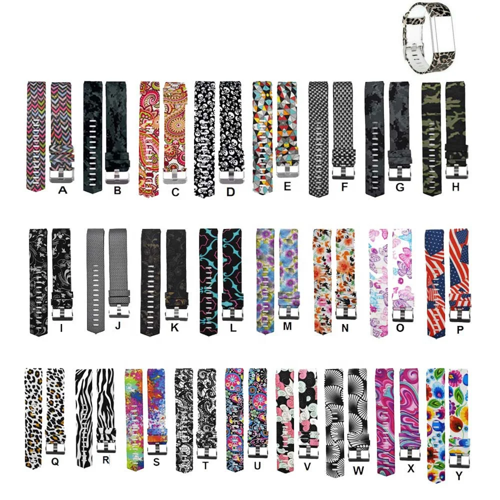 

New Fashion Sports Silicone Wrist watch Strap Bracelet watch band Replacement watchband bracelet For Fitbit Charge 2 watchband