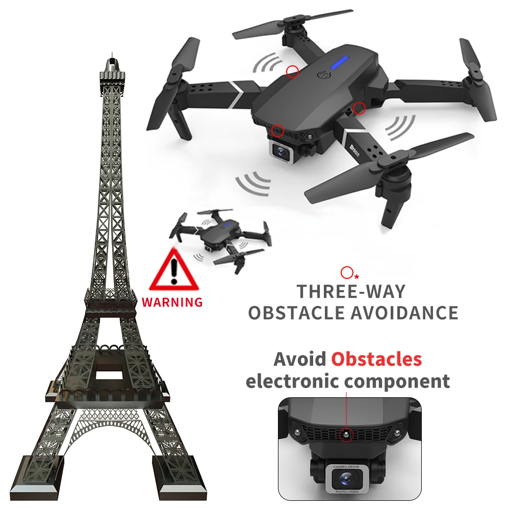 

2021 New Design Uav Obstacle Avoidance Toy Mini Rc Drone - Professionnel Drones With Hd Camera And Gps Drohne dron Drones