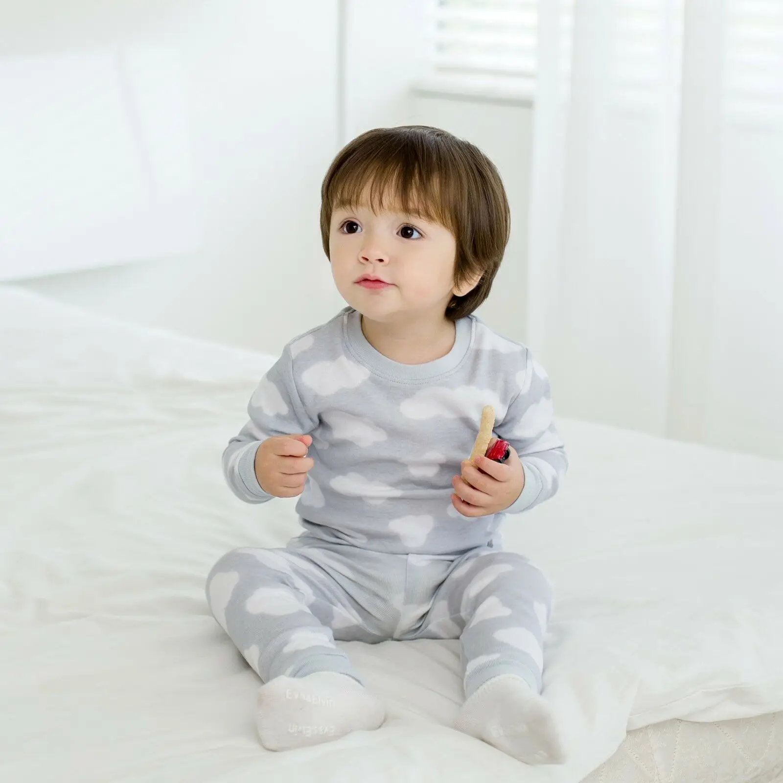 
Vaenait Baby Toddler Kids Unisex Cotton Clothes Sleepwear 