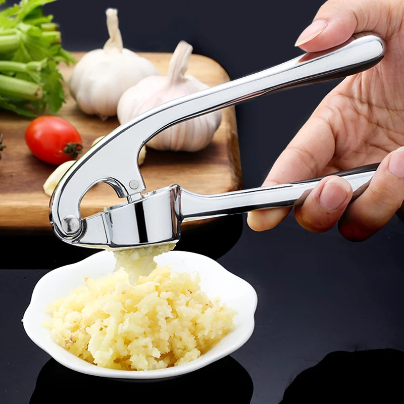 

Factory Wholesale Heavy Duty Steel Garlic Press And Peeler Efficient Garlic Press Set Premium Garlic Press 100% Satisfaction