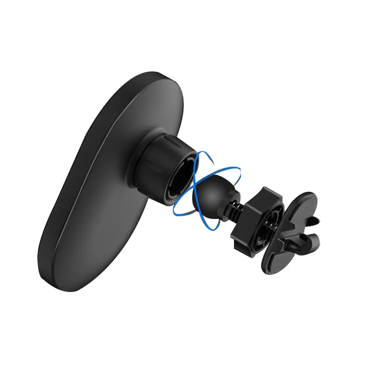 

Wholesale factory price 15w fast magnetic car mobile holder wireless charger pad for phone, White/black