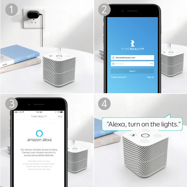 Integratable Docking Amazon alexa plus with zigbee gateway control smart home - ANKUX.COM