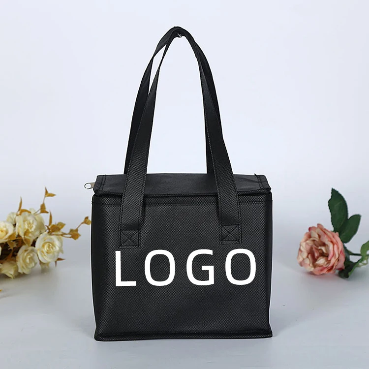 

Custom Logo hot selling item Reusable Thermal Insulation Bag Wholesale Non Woven Insulated Lunch Cooler Bag For Food, Multicolor