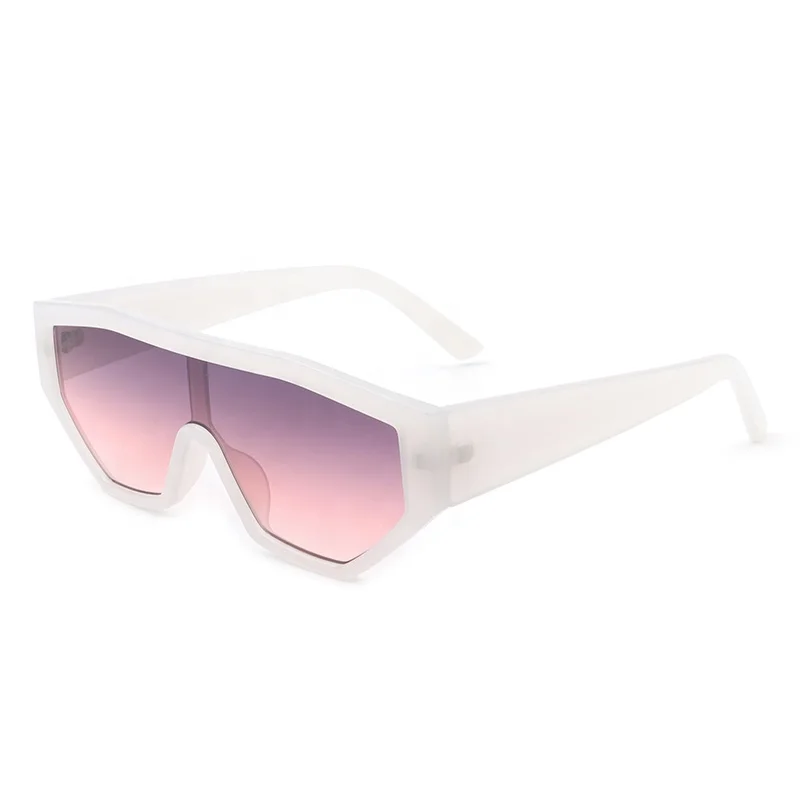 

Vintage oversized one piece lens women men fashion sunglasses 2021 shade