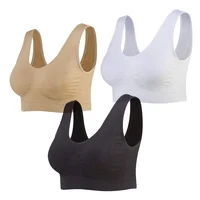 

Wholesale Women Plus Size Padded Sexy Seamless Sports Bra