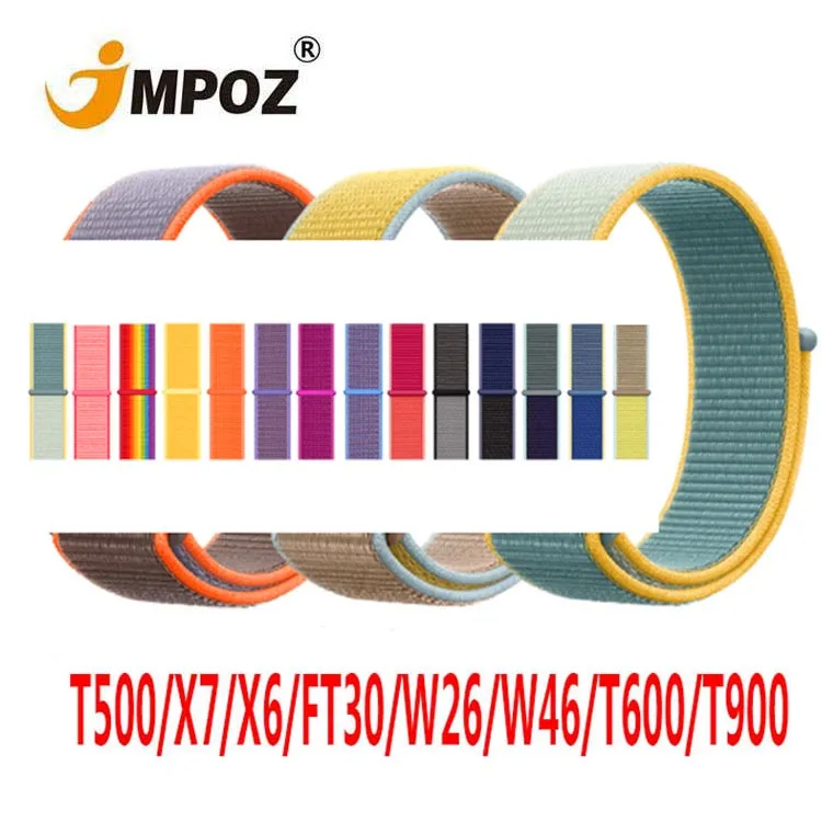 

Nylon Wristbands For Apple Watch Band 38/40mm 42/44mm,Woven Nylon Sport Loop Replacement W26 T500 X7 W46 W16 Watch Band Strap