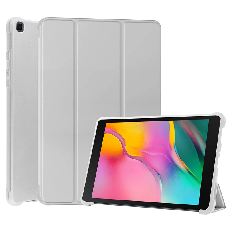 

Smart Flip Tri-fold TPU Case for Samsung Tab A 8.0 2019 P200/T290 Auto Wake/Sleep Shockproof