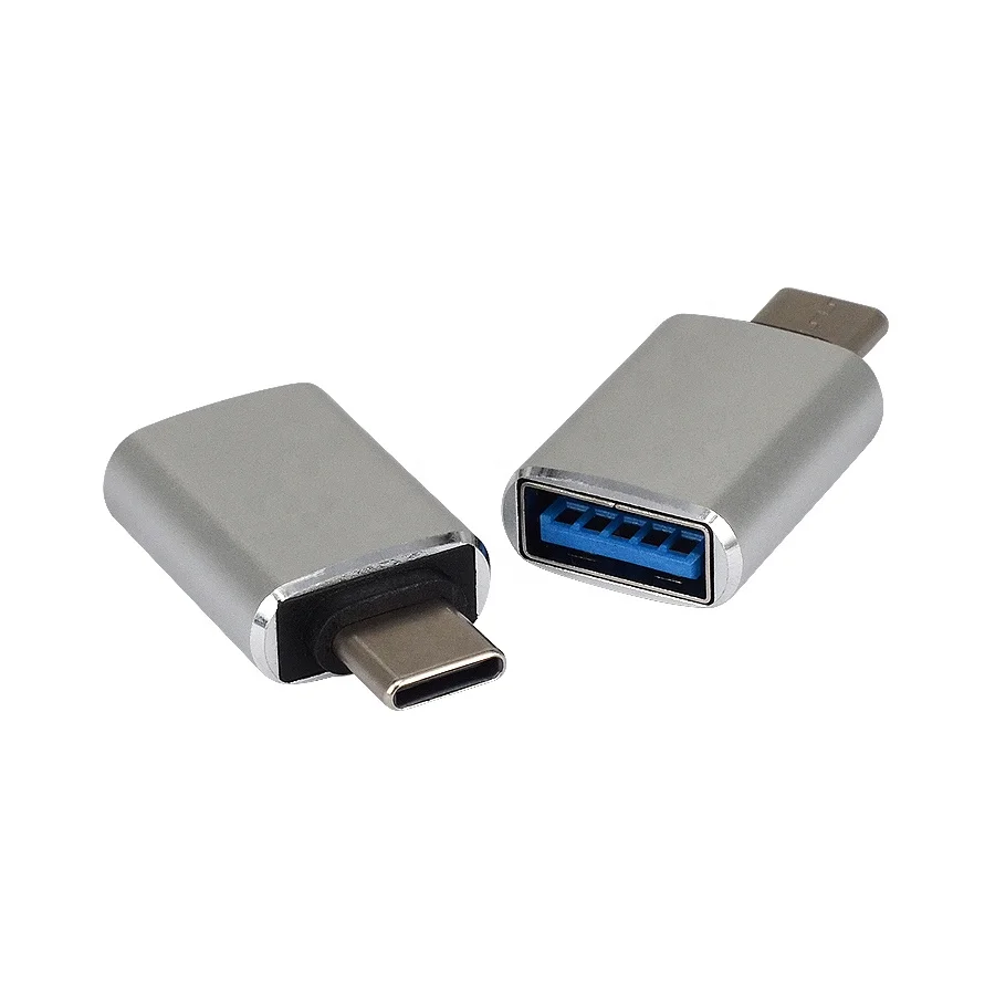 

Mobile Usb Adaptateur Usb Type C 3.1 Male To Usb 3.0 Female Otg Adapter, Golden, silver,grey etc