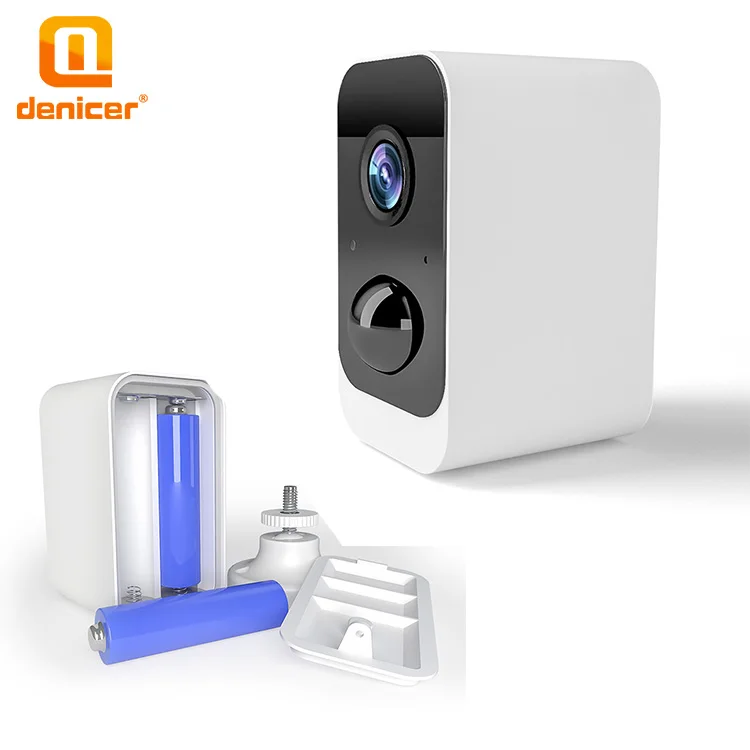 

18650 Battery Rechargeable Two-way Intercom Outdoor Wifi Security Cameras 1080P