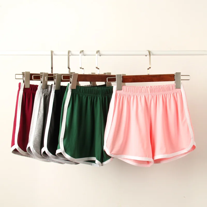 

hot selling custom logo women summer fitness shorts running yoga sport shorts wholesale, Black,pink,gray,green,wine red