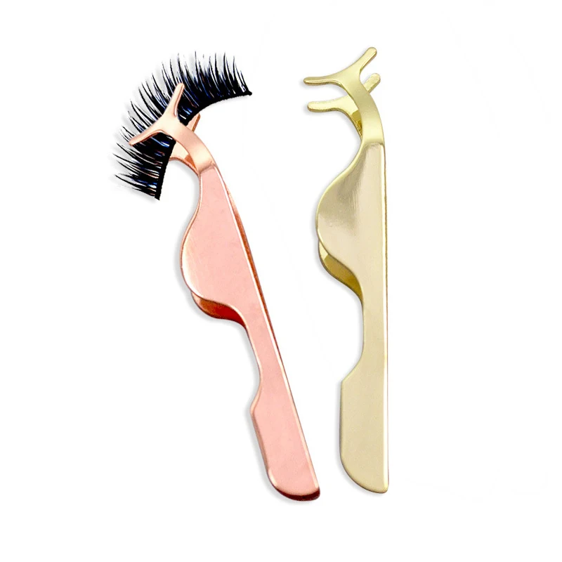 

Custom Logo Stainless Steel Gold Eyelash Extension Tweezers, Rose gold ,yellow gold