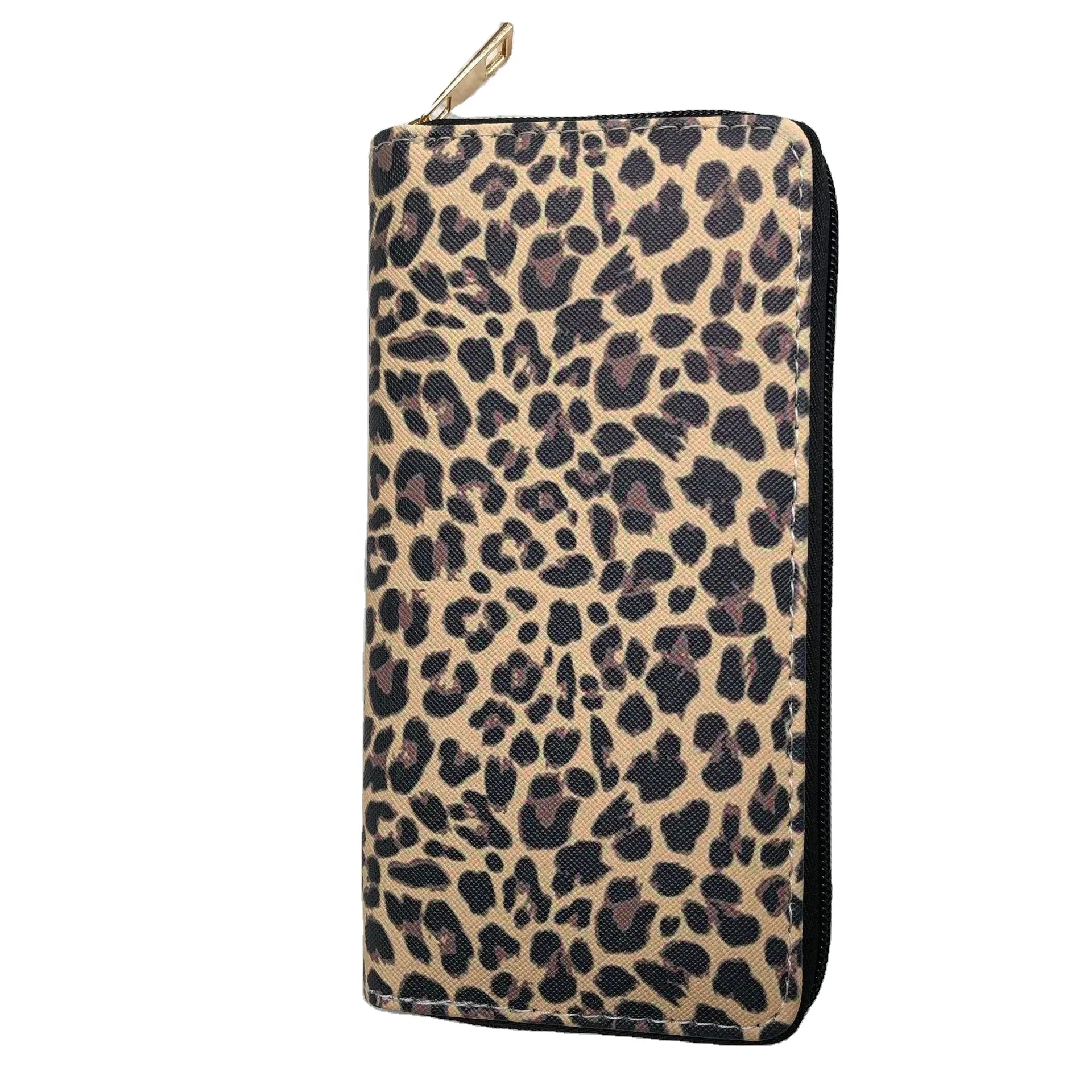 

New Fashion Cow Print Tie Dye Serape Wallet Christmas Gift Bag Leopard Pu Wallet, 13 colors