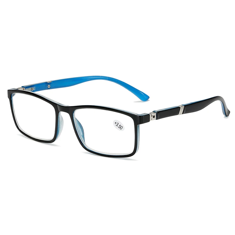 

for Men Unisex Ladies Square Museum Art Blue Blocker Fashion Wholesale Reading Glasses, Picture