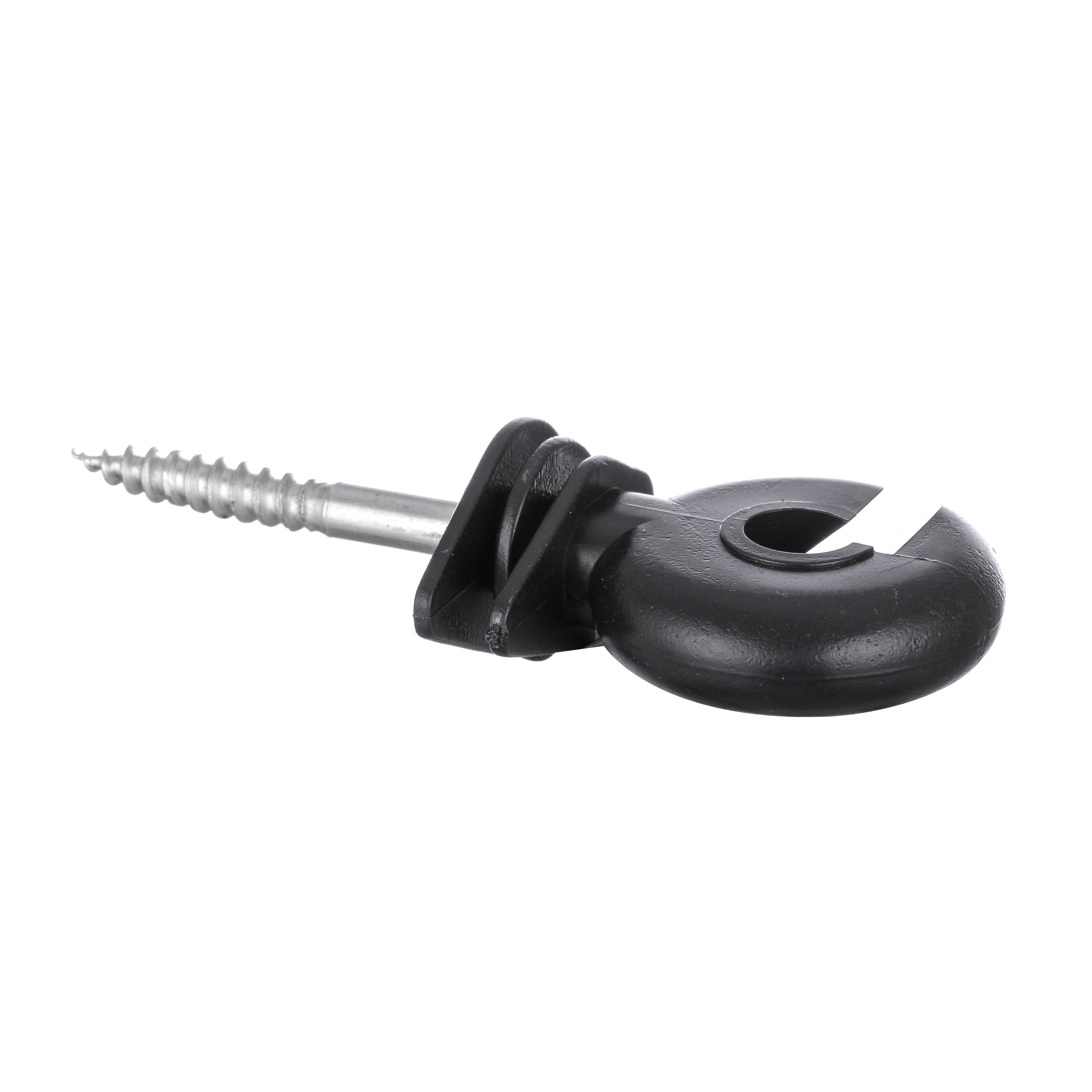 

Electric Fence Insulator Screw-in Insulator Fence Ring Post Wood Post, White