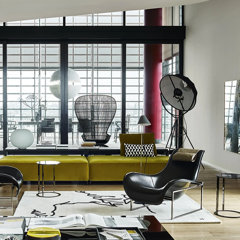 mid-century classical design mart relax lounge chair