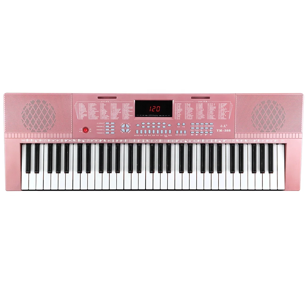 
Factory price slim flexible piano keyboard 61 keys 