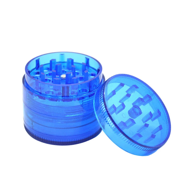 

Hot Selling Transparent Plastic Manual Grinding Tobacco Grinder Accessory Herb Weed Grinder Plastic Grinder Ogutuculer Ot Sigara, 4 colors