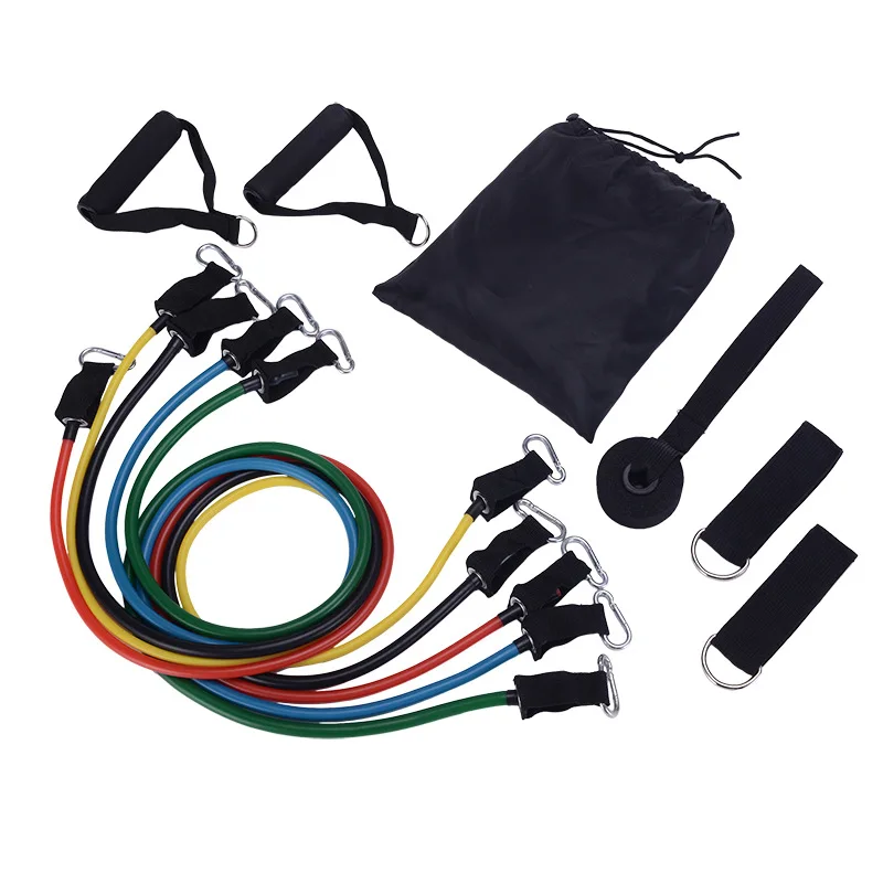 

In stock 5 different weight capacities, home exercise, fitness resistance bands set