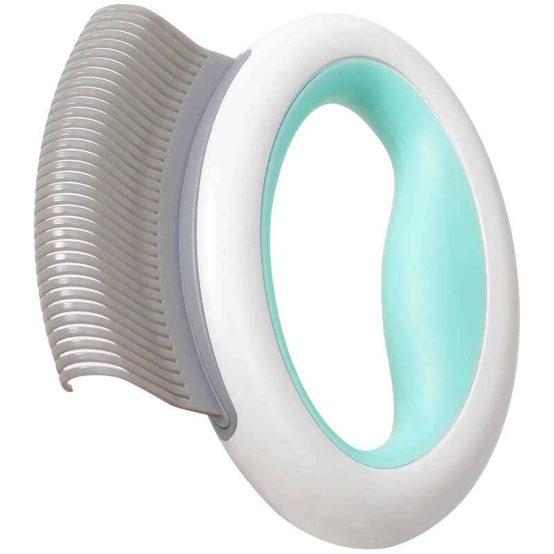 

Hot sale dog and cat comb grooming pet cleaning supplies hair remover brush, Blue, pink, green