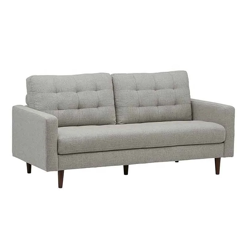 
Century Modern Tufted Standard Cozy Linen Fabric Soft Cushion 3 2 1 Living room sofa 